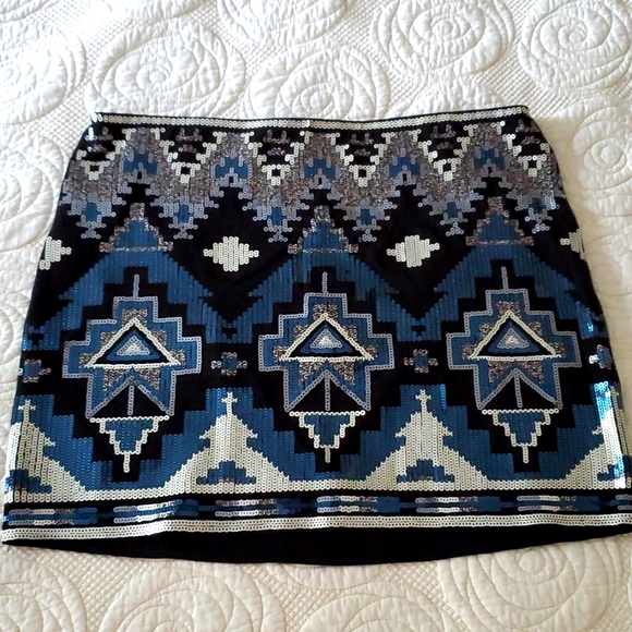 Express Dresses & Skirts - Express sequined mini skirt